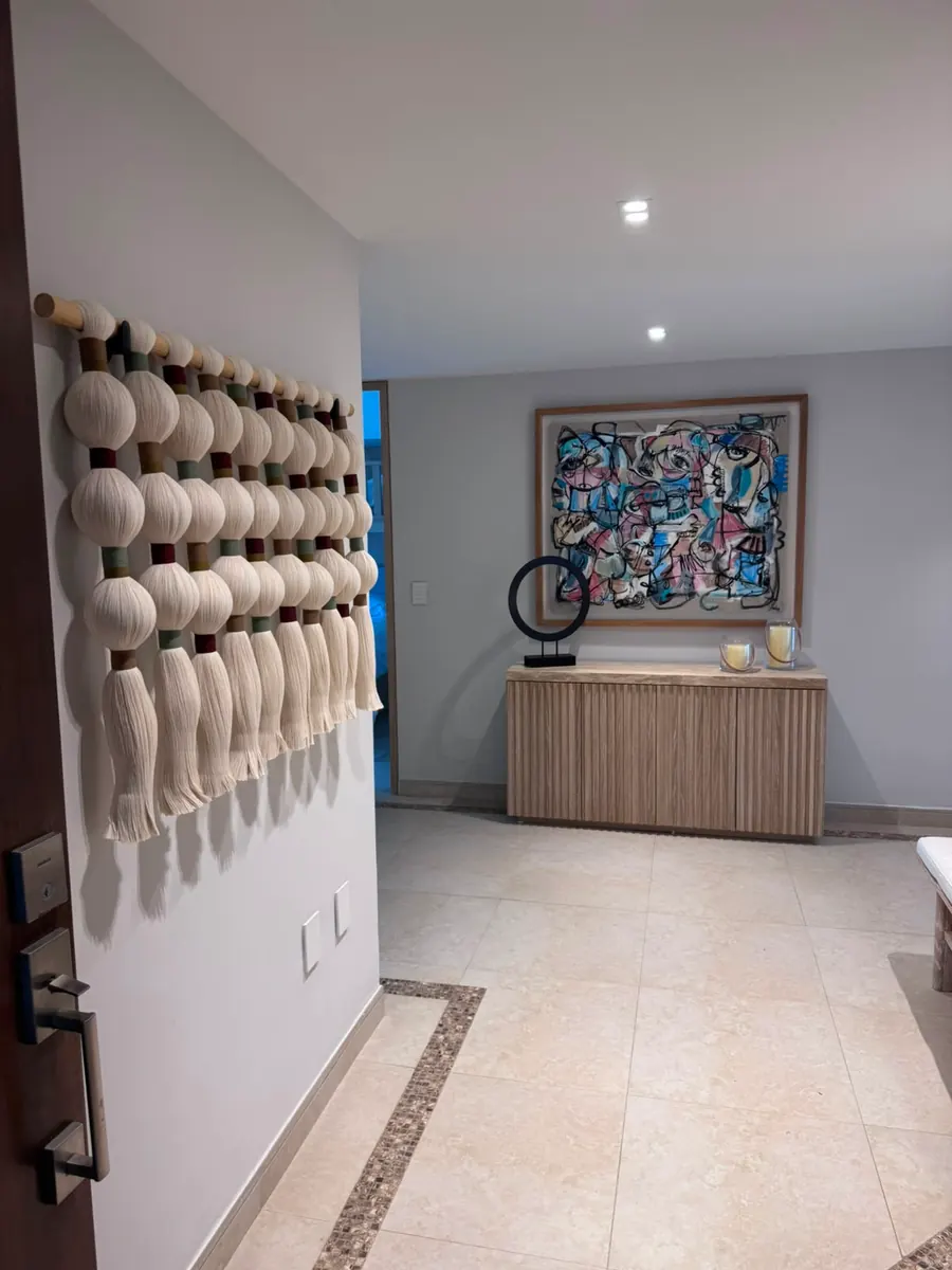 Mitsu in a client's home