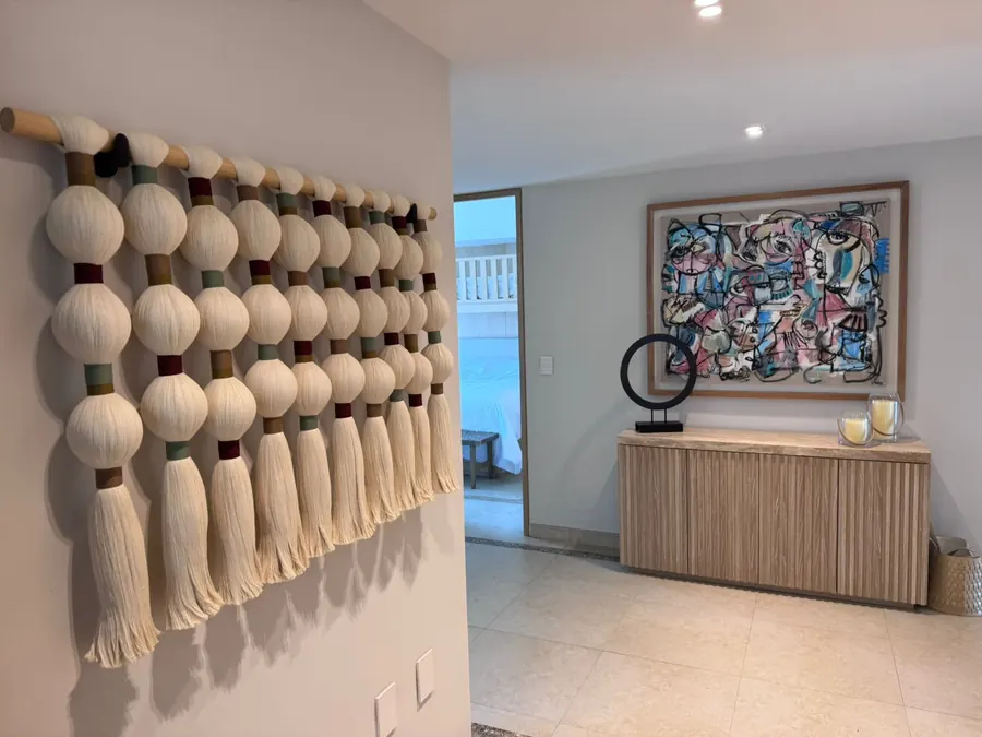 Mitsu in a client's home