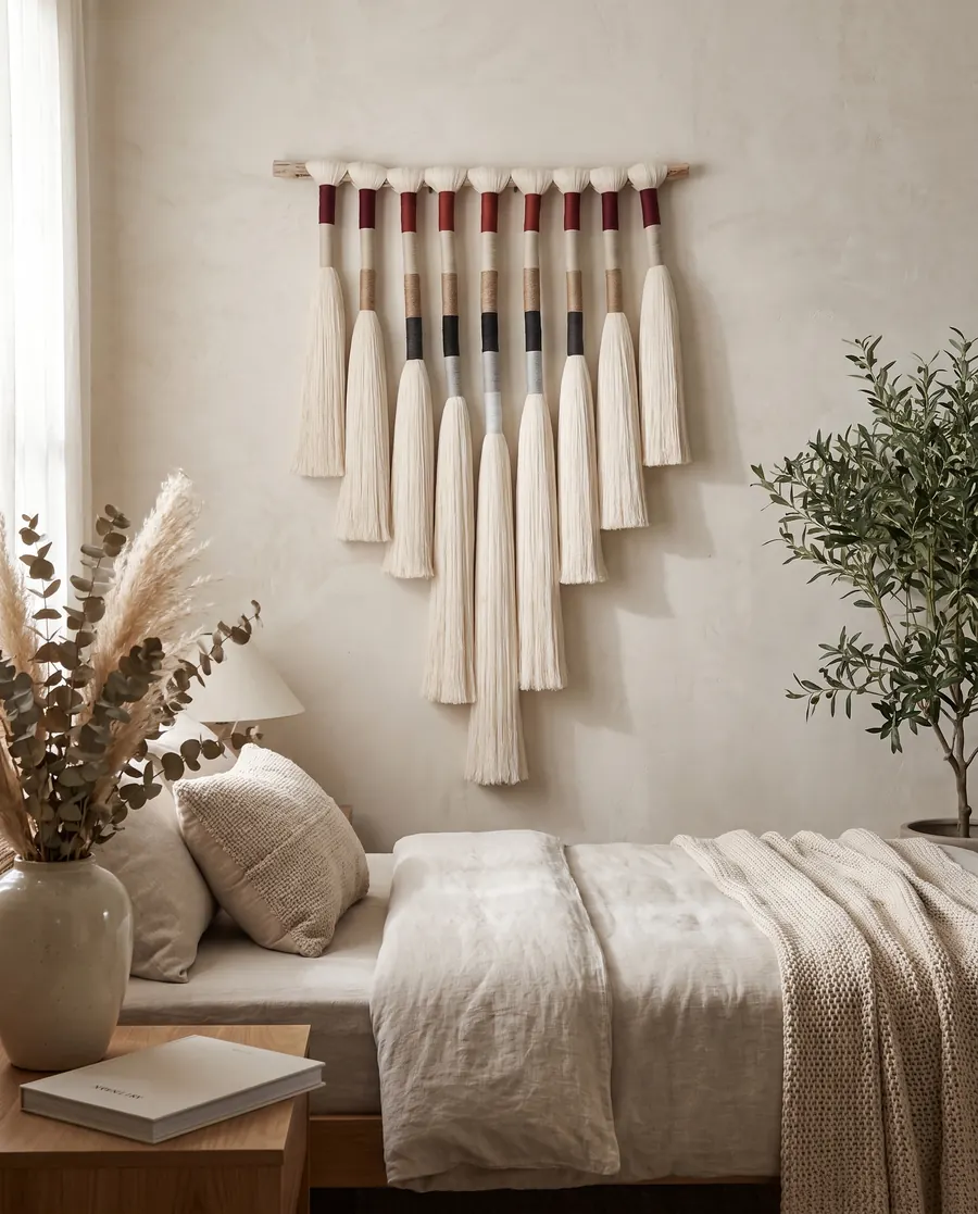Ishō, a handwoven textile art piece
