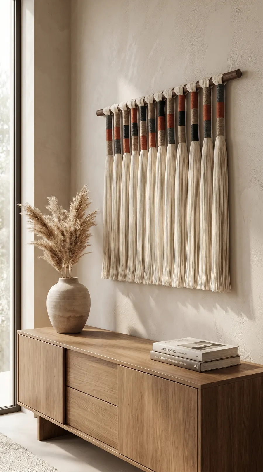 Ishō V, a handwoven textile art piece