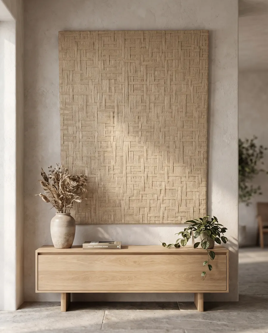 Kōsei, pieza de arte textil tejida a mano · Foto 1 de 3