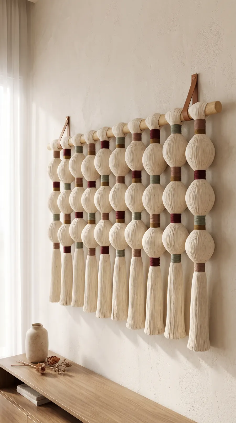 Mitsu, a handwoven textile art piece · Photo 1 of 5
